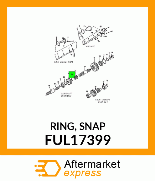 RING, SNAP FUL17399