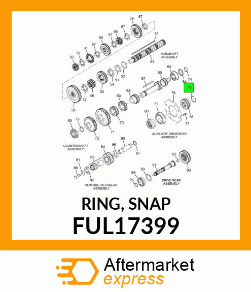 RING, SNAP FUL17399