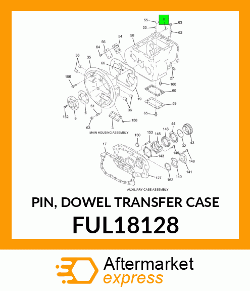 PIN, DOWEL TRANSFER CASE FUL18128