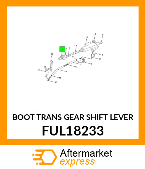 BOOT TRANS GEAR SHIFT LEVER FUL18233