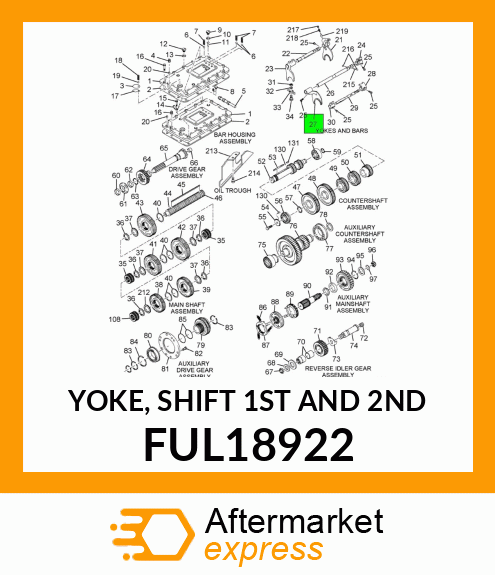 YOKE, SHIFT 1ST AND 2ND FUL18922