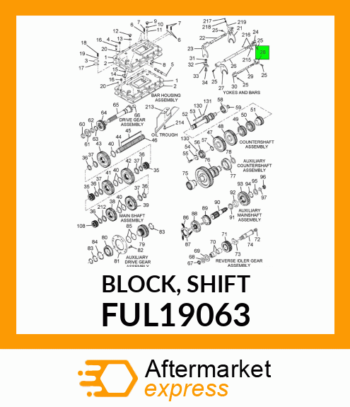 BLOCK, SHIFT FUL19063