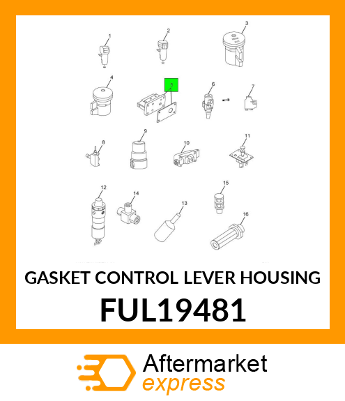 GASKET CONTROL LEVER HOUSING FUL19481