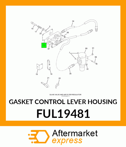 GASKET CONTROL LEVER HOUSING FUL19481