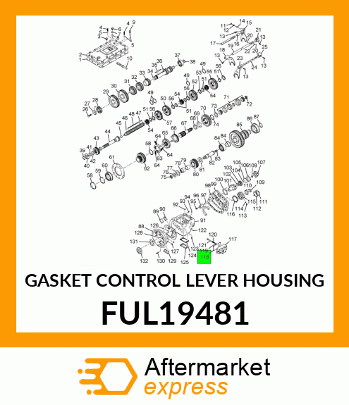 GASKET CONTROL LEVER HOUSING FUL19481