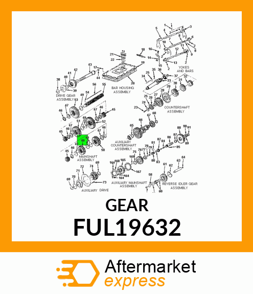 GEAR MANUAL SHIFT FUL19632