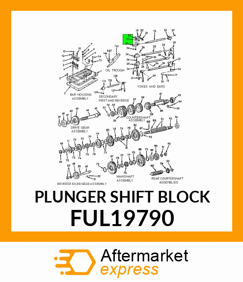 PLUNGER SHIFT BLOCK FUL19790