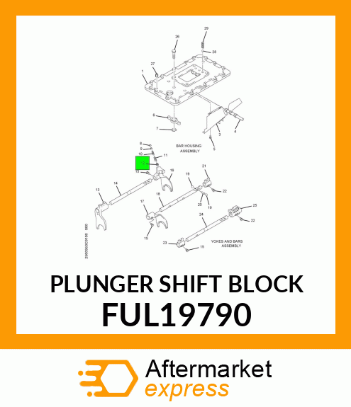 PLUNGER SHIFT BLOCK FUL19790