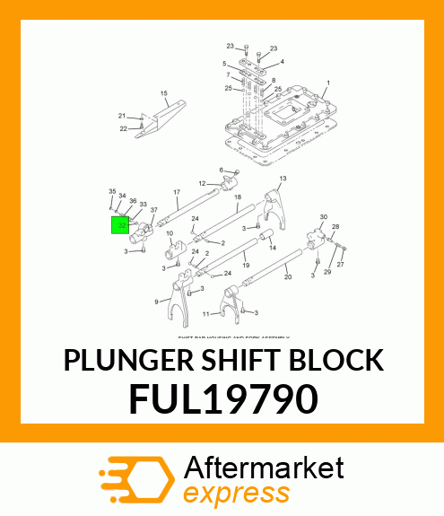 PLUNGER SHIFT BLOCK FUL19790