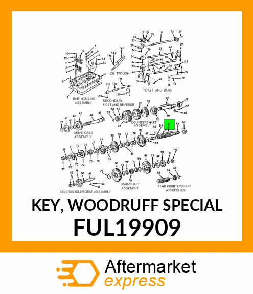 KEY, WOODRUFF SPECIAL FUL19909