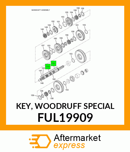 KEY, WOODRUFF SPECIAL FUL19909