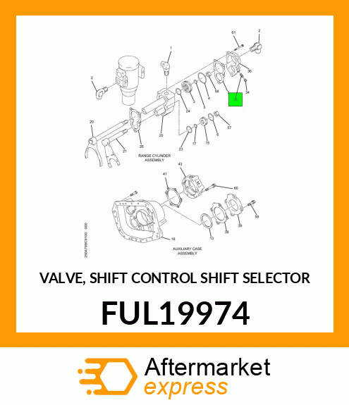 VALVE, SHIFT CONTROL SHIFT SELECTOR FUL19974
