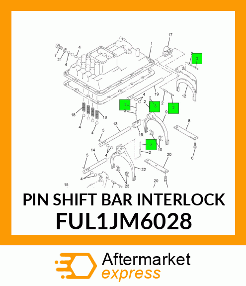 PIN SHIFT BAR INTERLOCK FUL1JM6028