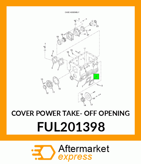 COVER POWER TAKE- OFF OPENING FUL201398