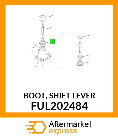 BOOT, SHIFT LEVER FUL202484