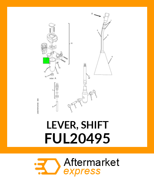 LEVER, SHIFT FUL20495