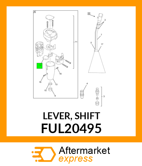 LEVER, SHIFT FUL20495