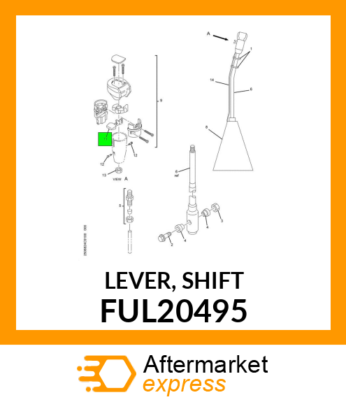 LEVER, SHIFT FUL20495