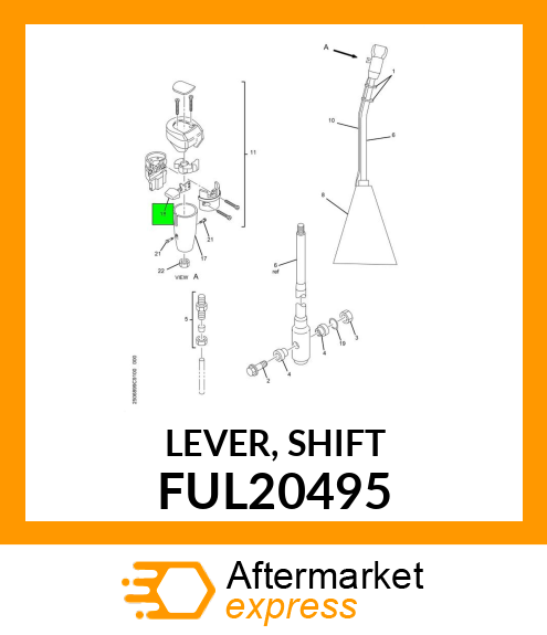 LEVER, SHIFT FUL20495