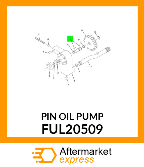 PIN OIL PUMP FUL20509