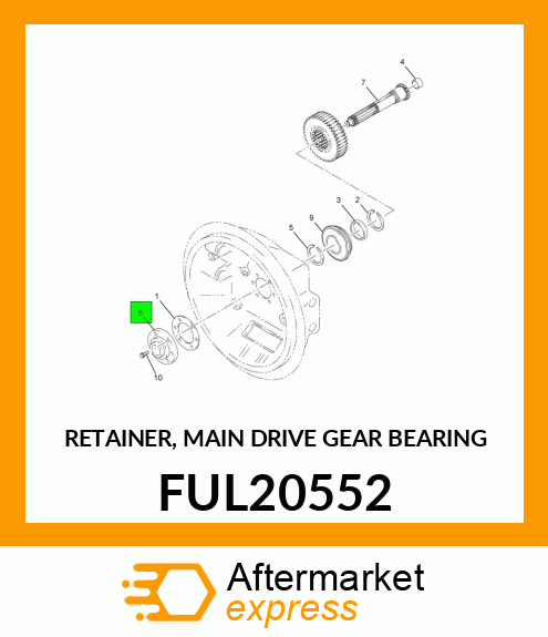 RETAINER, MAIN DRIVE GEAR BEARING FUL20552