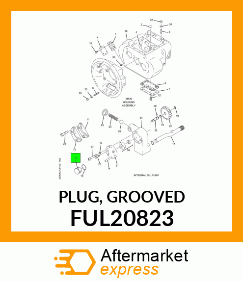 PLUG, GROOVED FUL20823