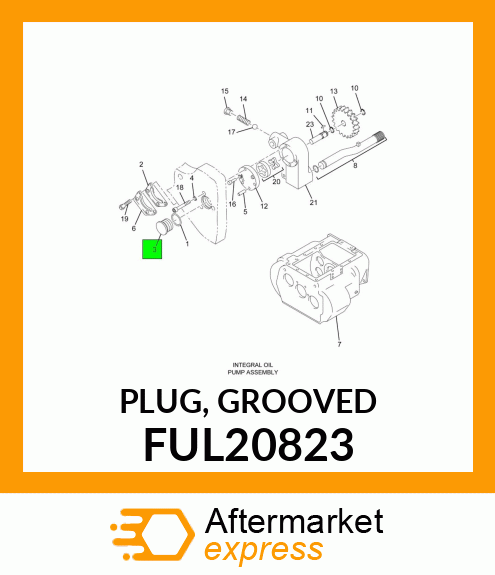 PLUG, GROOVED FUL20823