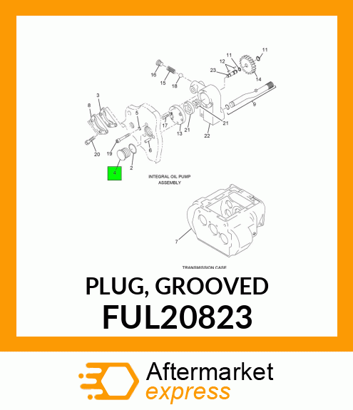 PLUG, GROOVED FUL20823