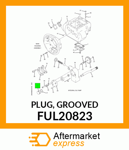 PLUG, GROOVED FUL20823