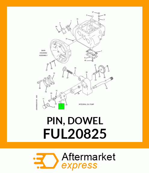 PIN, DOWEL FUL20825