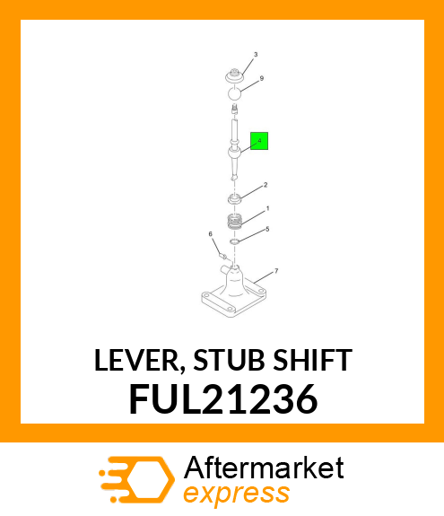 LEVER, STUB SHIFT FUL21236