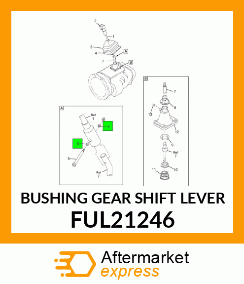 BUSHING GEAR SHIFT LEVER FUL21246