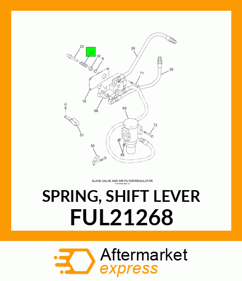 SPRING, SHIFT LEVER FUL21268