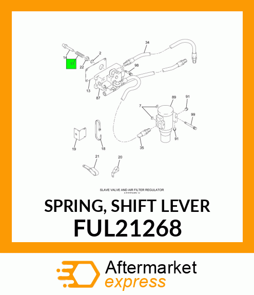 SPRING, SHIFT LEVER FUL21268