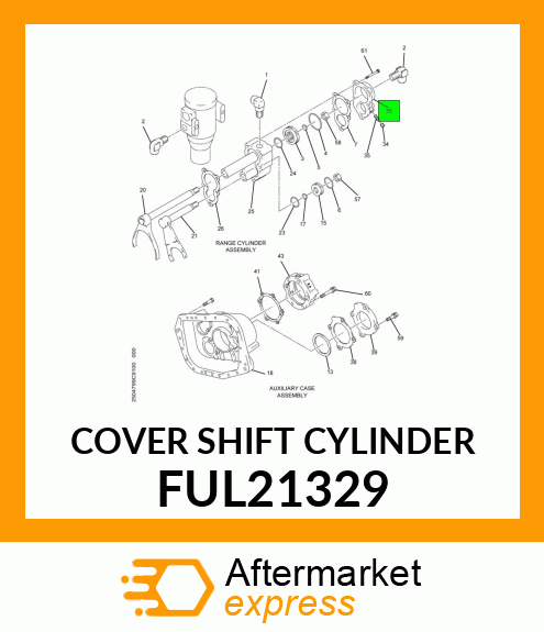 COVER SHIFT CYLINDER FUL21329