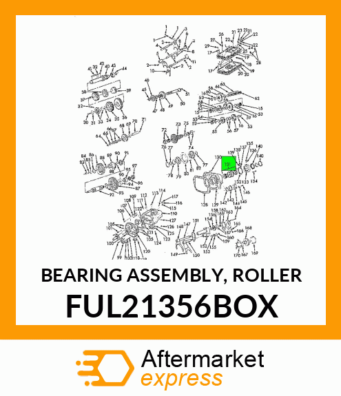 BEARING ASSEMBLY, ROLLER FUL21356BOX