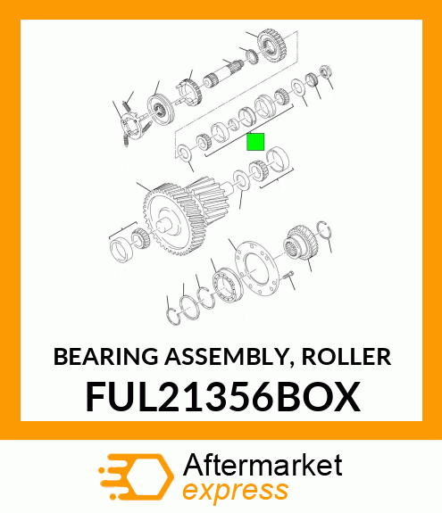 BEARING ASSEMBLY, ROLLER FUL21356BOX