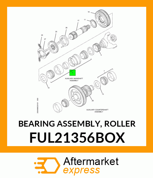 BEARING ASSEMBLY, ROLLER FUL21356BOX