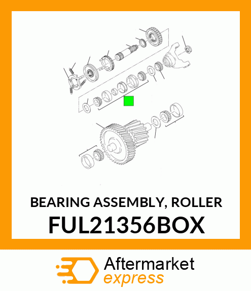 BEARING ASSEMBLY, ROLLER FUL21356BOX