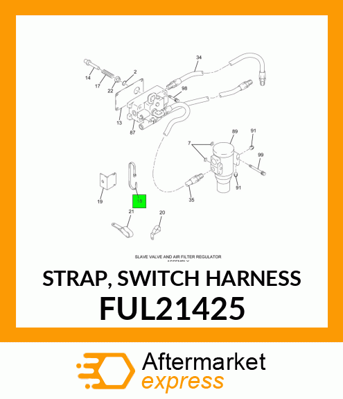 STRAP, SWITCH HARNESS FUL21425