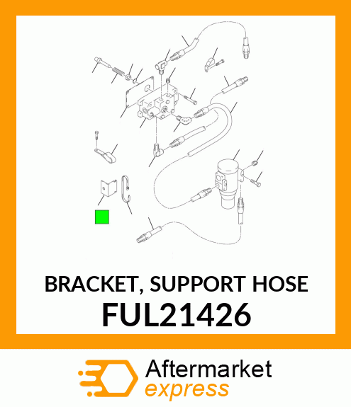 BRACKET, SUPPORT HOSE FUL21426