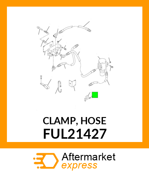 CLAMP, HOSE FUL21427