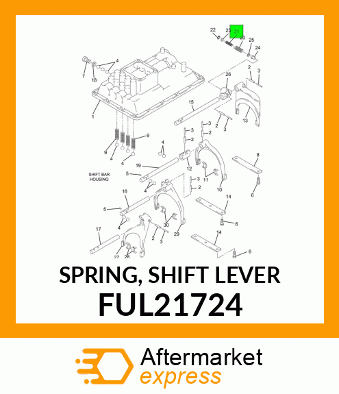 SPRING, SHIFT LEVER FUL21724