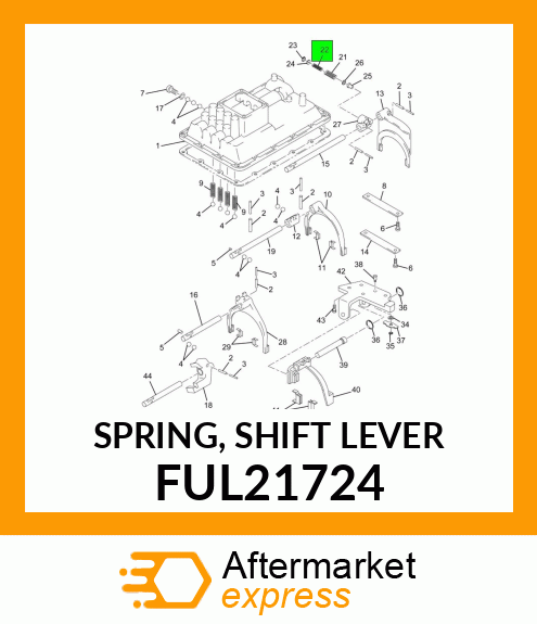 SPRING, SHIFT LEVER FUL21724