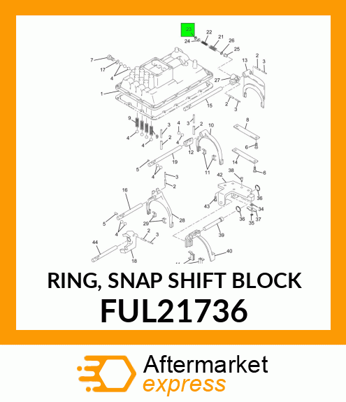 RING, SNAP SHIFT BLOCK FUL21736