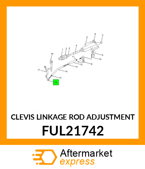 CLEVIS LINKAGE ROD ADJUSTMENT FUL21742