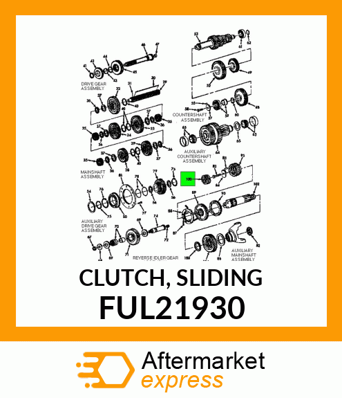 CLUTCH, SLIDING FUL21930