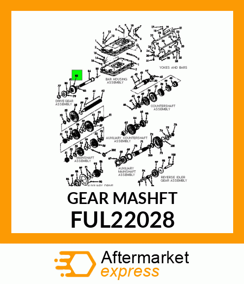 GEAR MASHFT FUL22028