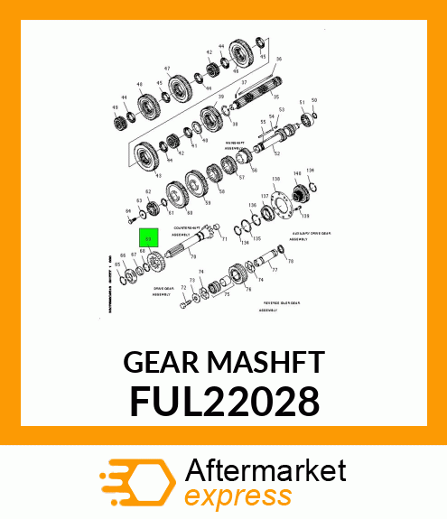 GEAR MASHFT FUL22028