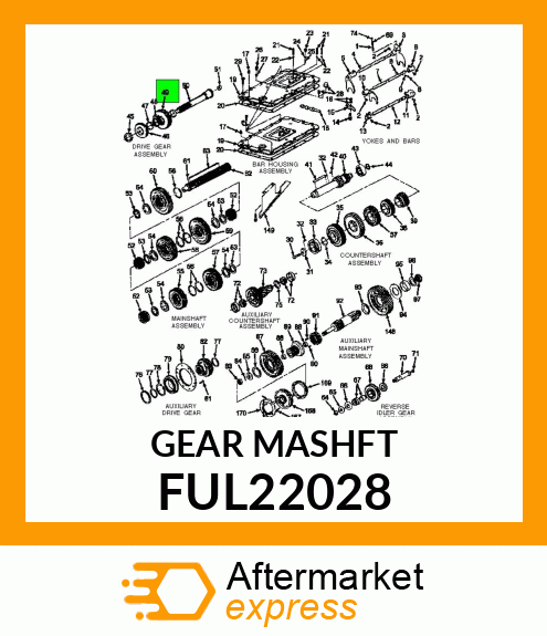 GEAR MASHFT FUL22028